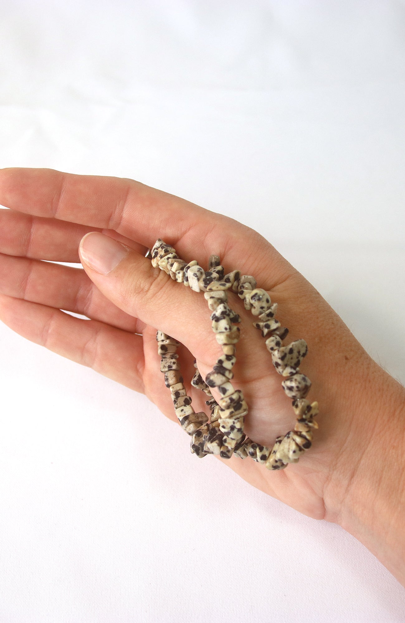 Dalmatian Jasper Chip Bracelet